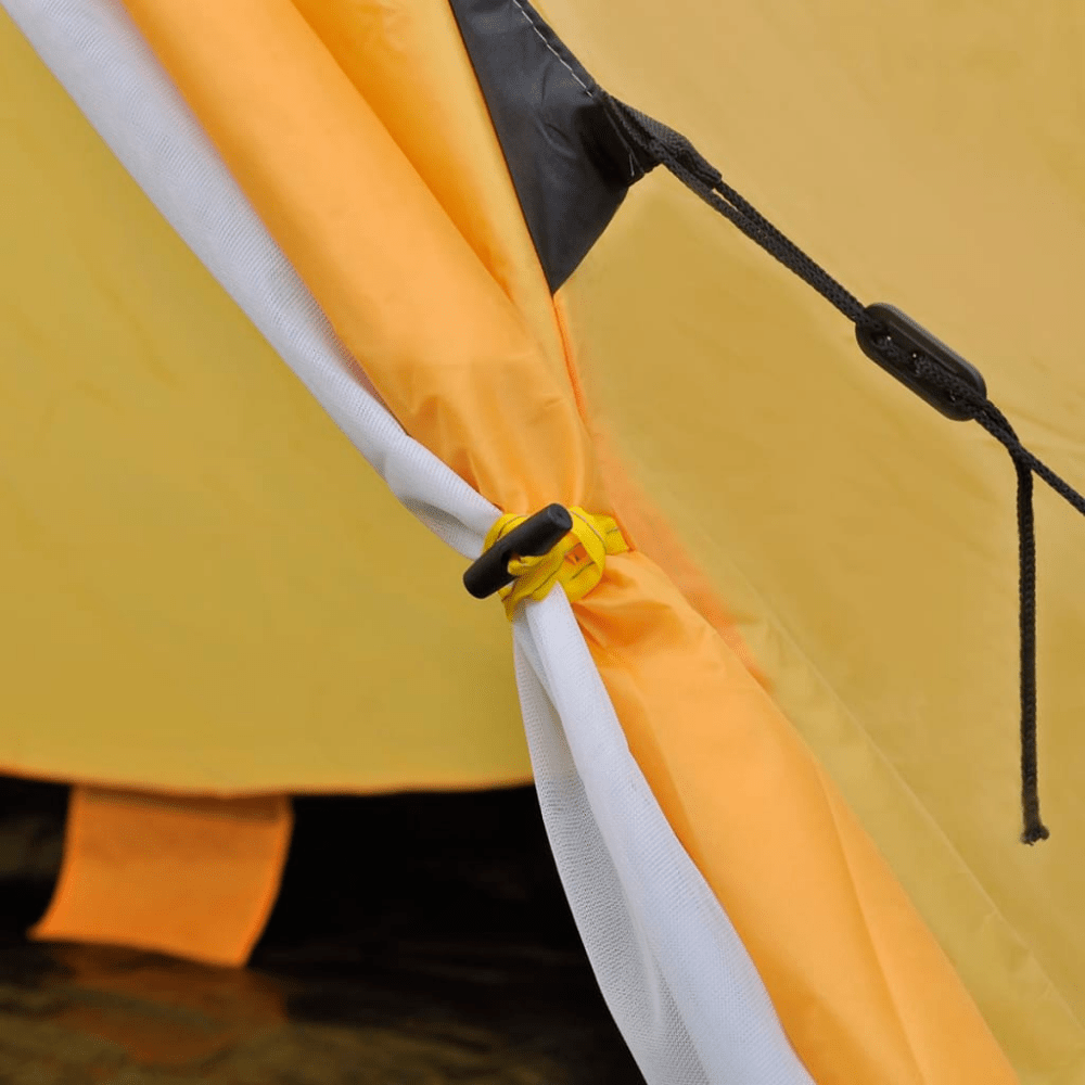 4 - Person Camping Tent – Yellow - Fittux