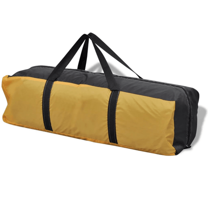4 - Person Camping Tent – Yellow - Fittux