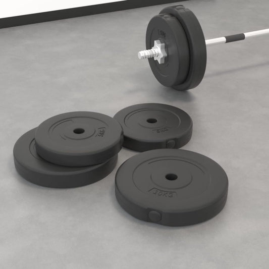4 - Piece Cement Weight Plate Set – 2x10kg + 2x5kg (Total 30kg)