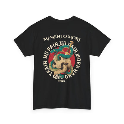 FITTUX No Pain No Gain Memento Mori Graphic T-Shirt