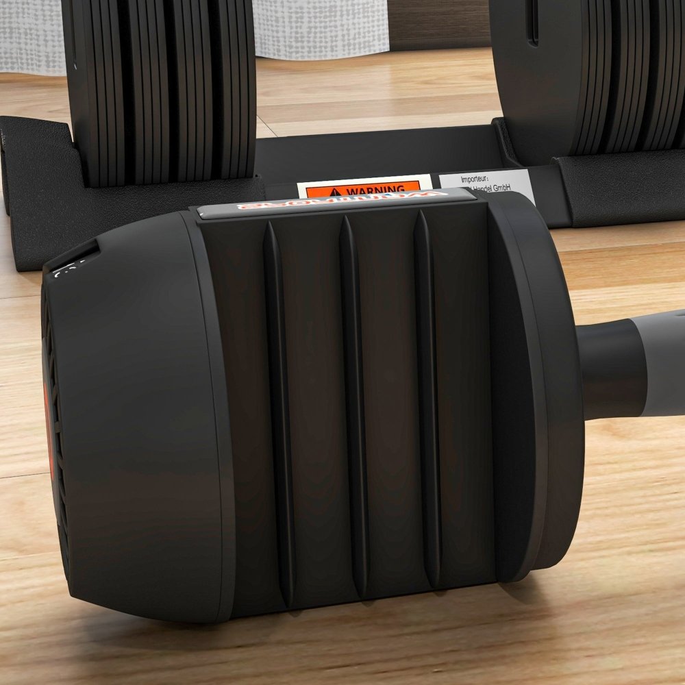 Adjustable Dumbbells 24kg Pair – Home Gym Weights Set