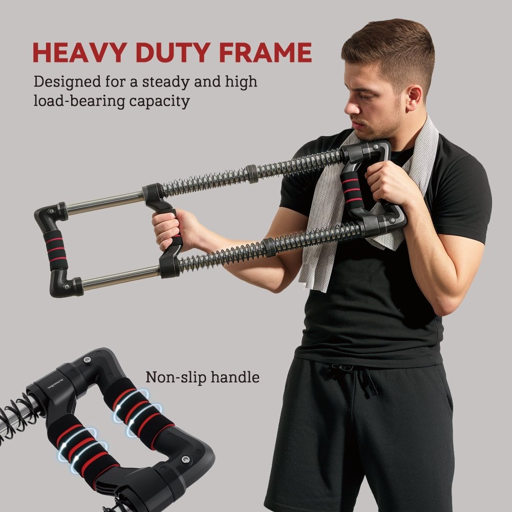 Chest Expander – Adjustable Spring Exercise Equipment (10–50kg)