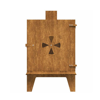 Corten Steel Portable Camping Stove