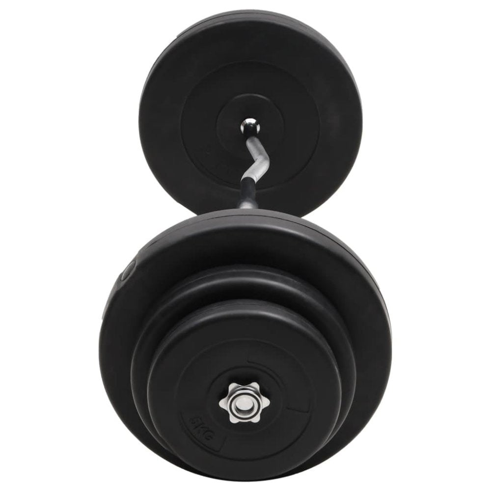 Curl Barbell with Plates 60kg
