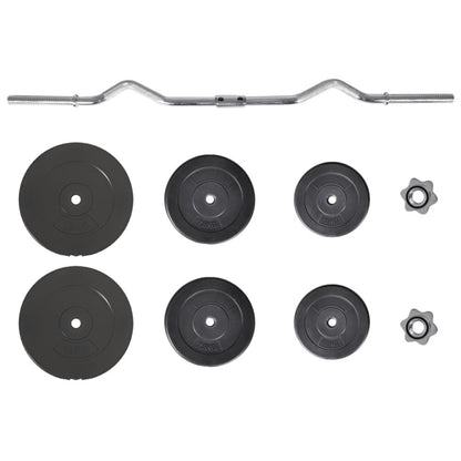 Curl Barbell with Plates 60kg
