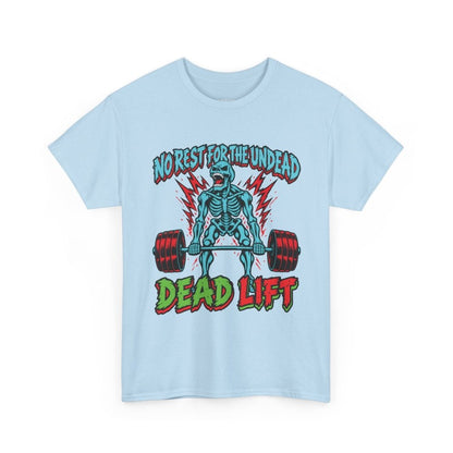 Dead Lift Gym T-Shirt – Skeleton Weightlifting Graphic Tee