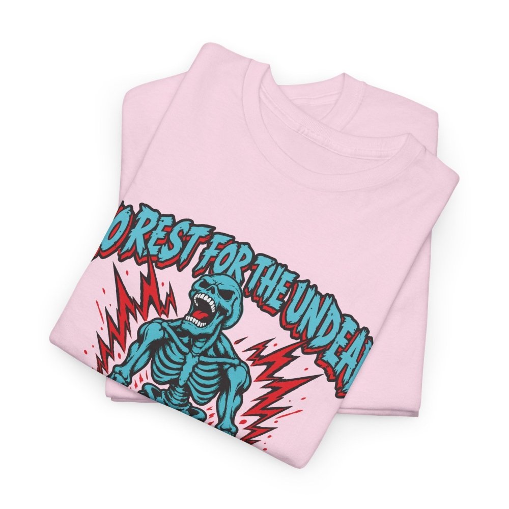 Dead Lift Gym T-Shirt – Skeleton Weightlifting Graphic Tee
