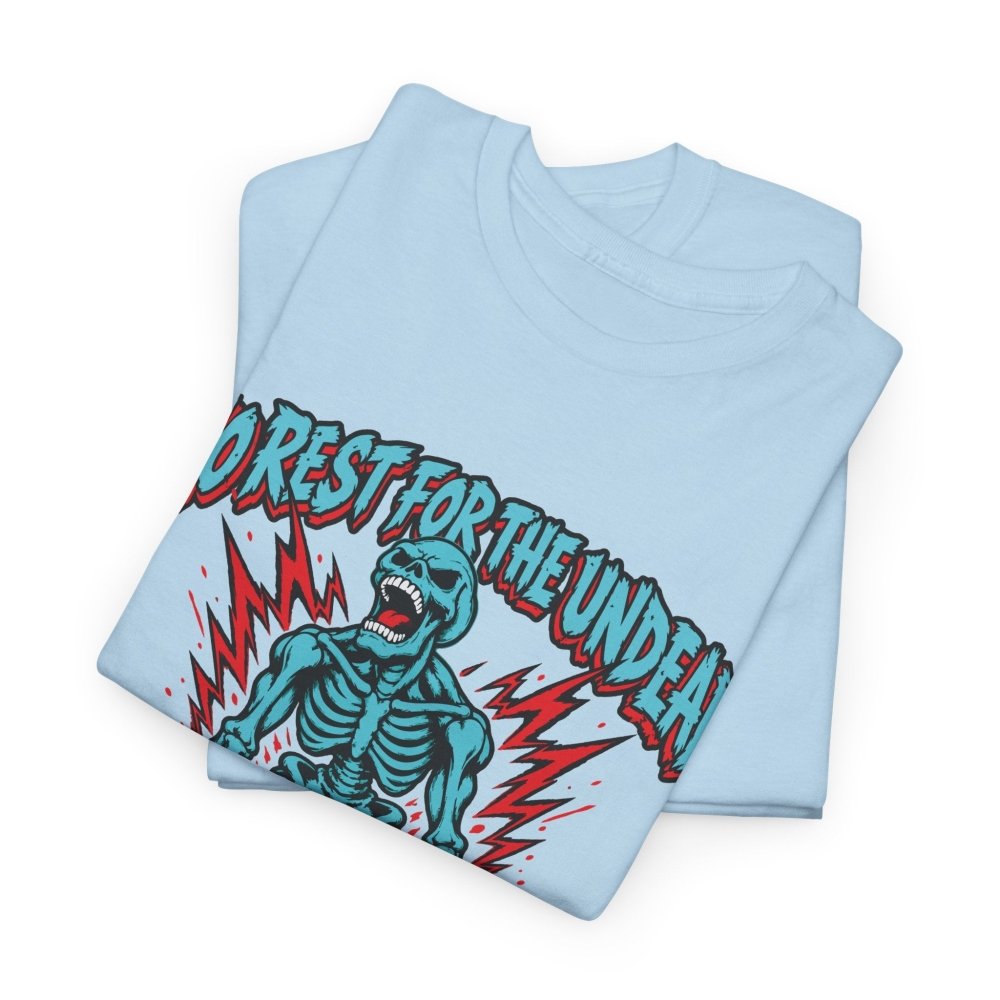 Dead Lift Gym T-Shirt – Skeleton Weightlifting Graphic Tee