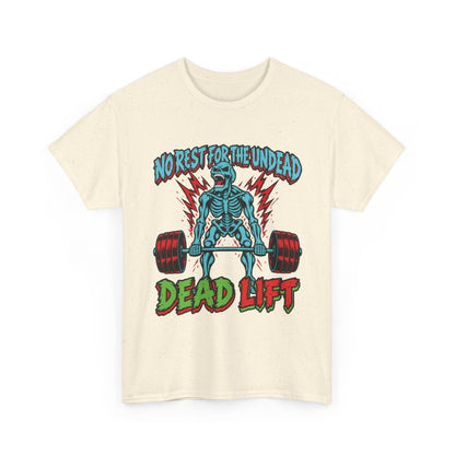 Dead Lift Gym T-Shirt – Skeleton Weightlifting Graphic Tee