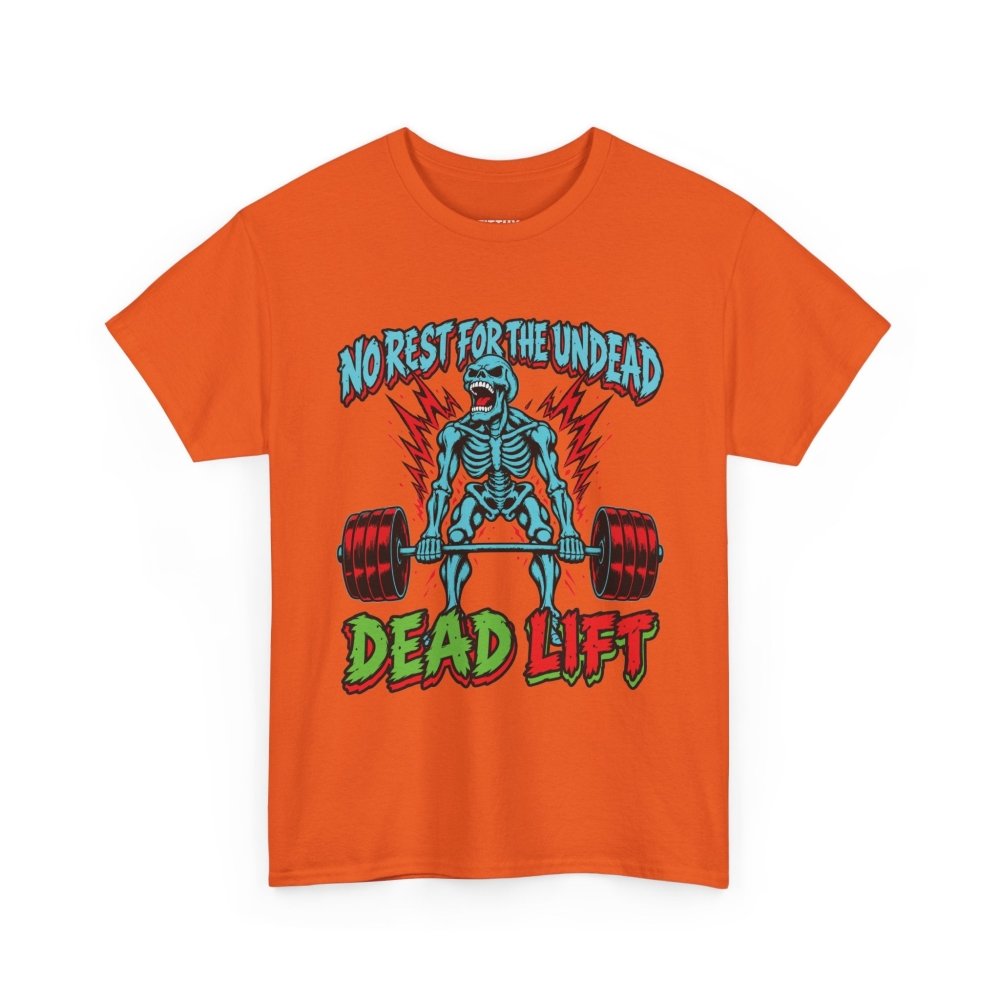 Dead Lift Gym T-Shirt – Skeleton Weightlifting Graphic Tee