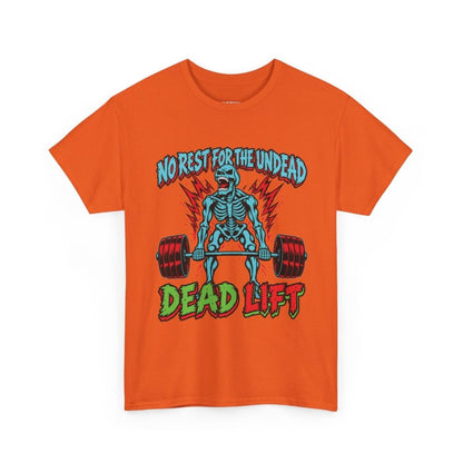 Dead Lift Gym T-Shirt – Skeleton Weightlifting Graphic Tee