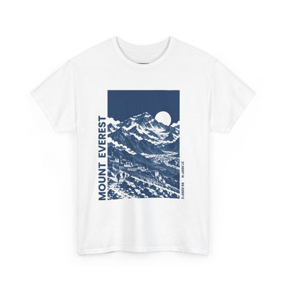 FITTUX Mount Everest Cotton T-Shirt – Vintage Mountain Graphic