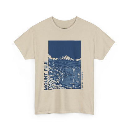 FITTUX Mount Fuji Cotton T-Shirt – Vintage Mountain Graphic