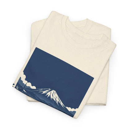 FITTUX Mount Fuji Cotton T-Shirt – Vintage Mountain Graphic