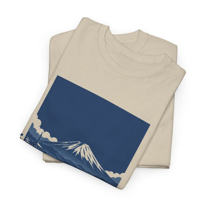 FITTUX Mount Fuji Cotton T-Shirt – Vintage Mountain Graphic