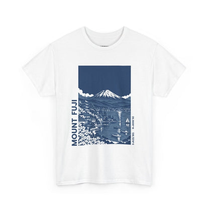 FITTUX Mount Fuji Cotton T-Shirt – Vintage Mountain Graphic