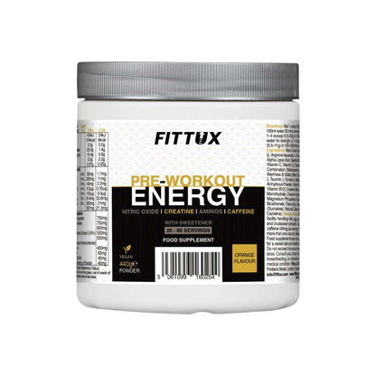 Fittux Pre - Workout Energy – Orange 440g
