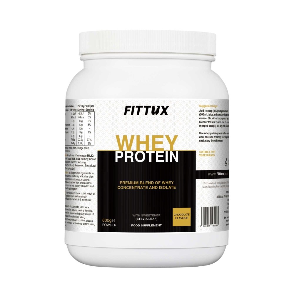Fittux Whey Protein - Chocolate 600g