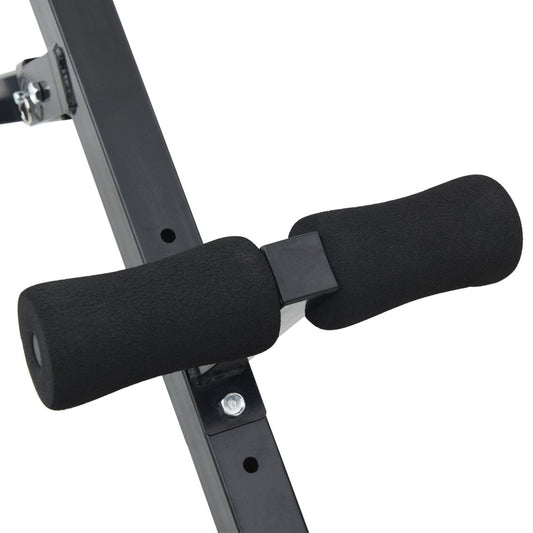 Foldable Adjustable Steel Hyperextension Bench