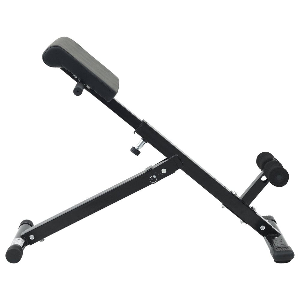 Foldable Adjustable Steel Hyperextension Bench