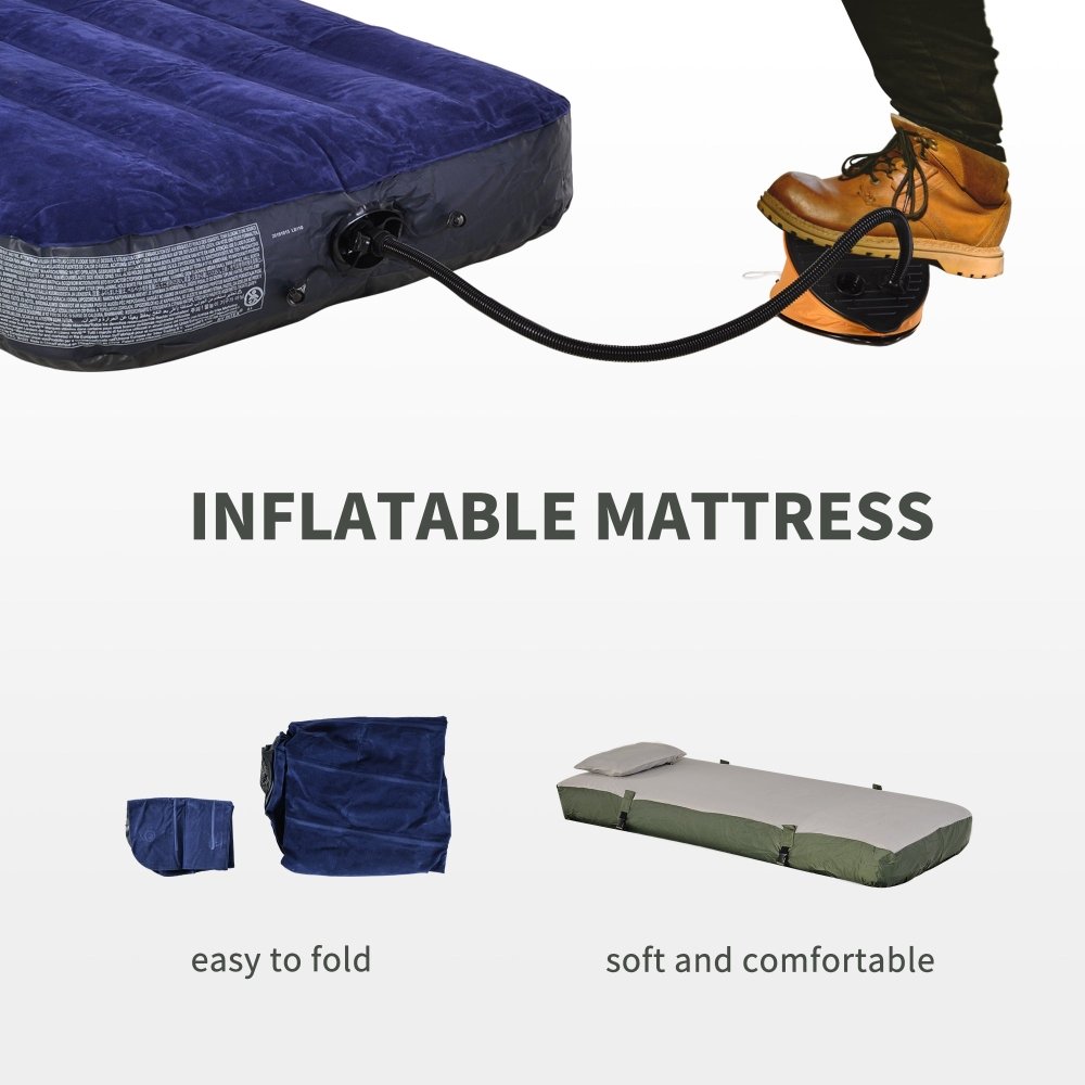 Foldable Camping Tent with Bed – All - in - One Set