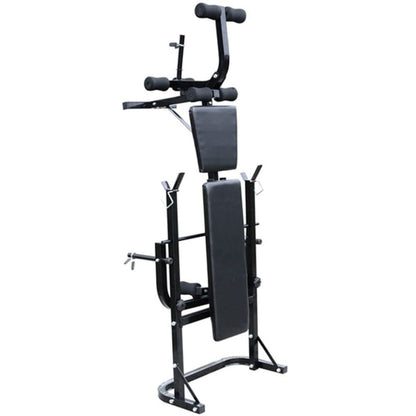 Foldable Weight Bench & Dumbbell, Barbell Set