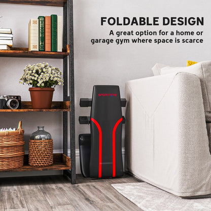 Foldable Weight Bench for Home Gym – Adjustable Incline & Flat Bench