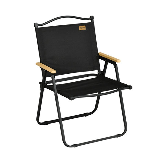 Folding Camping Chair - Black