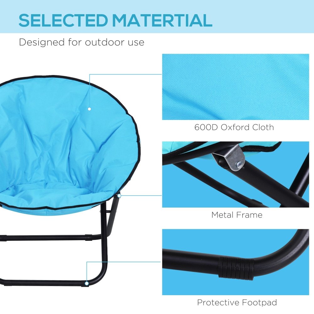 Folding Moon Camping Chair