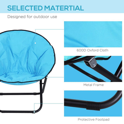 Folding Moon Camping Chair