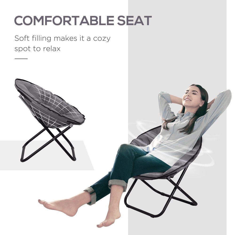 Folding Moon Camping Chair