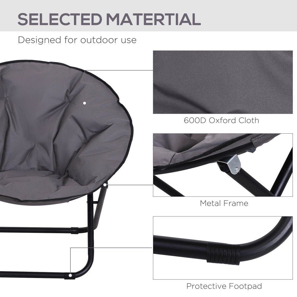 Folding Moon Camping Chair