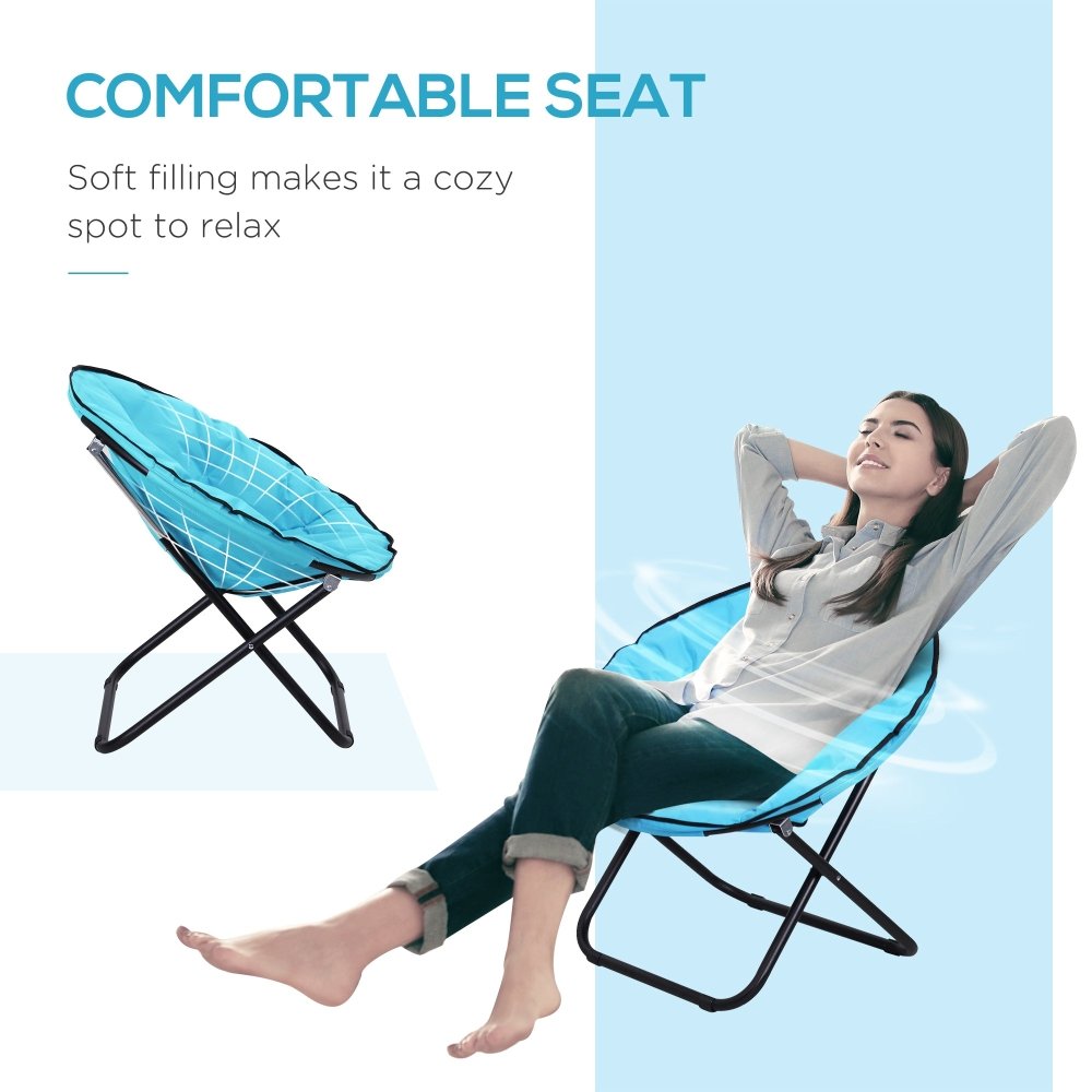 Folding Moon Camping Chair