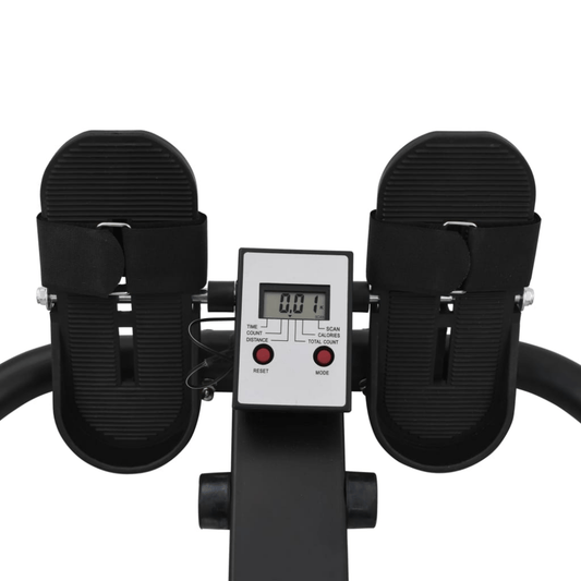 Functional Home Rowing Machine – 5 - Level Hydraulic Resistance (Black)