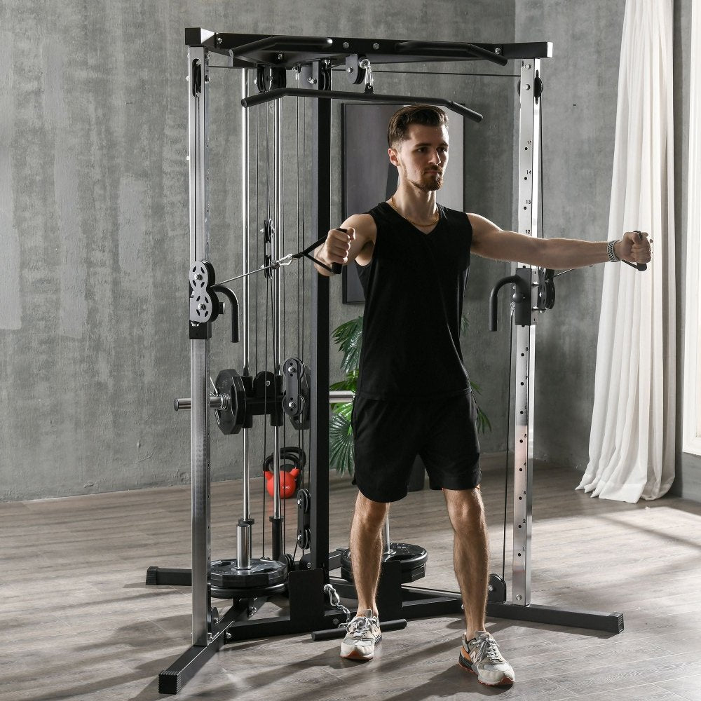 Home Gym Cable Machine – Multi - Function Pulley Station