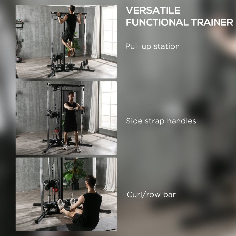 Home Gym Cable Machine – Multi - Function Pulley Station