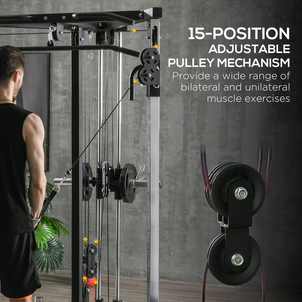 Home Gym Cable Machine – Multi - Function Pulley Station