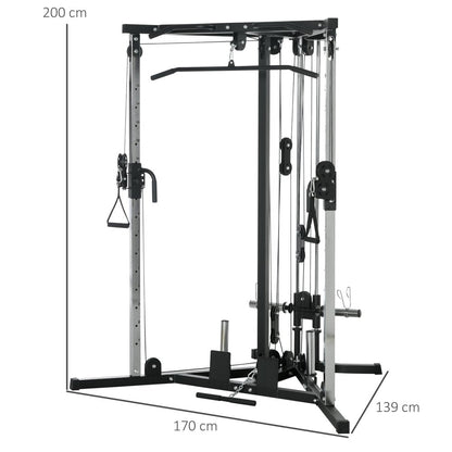 Home Gym Cable Machine – Multi - Function Pulley Station