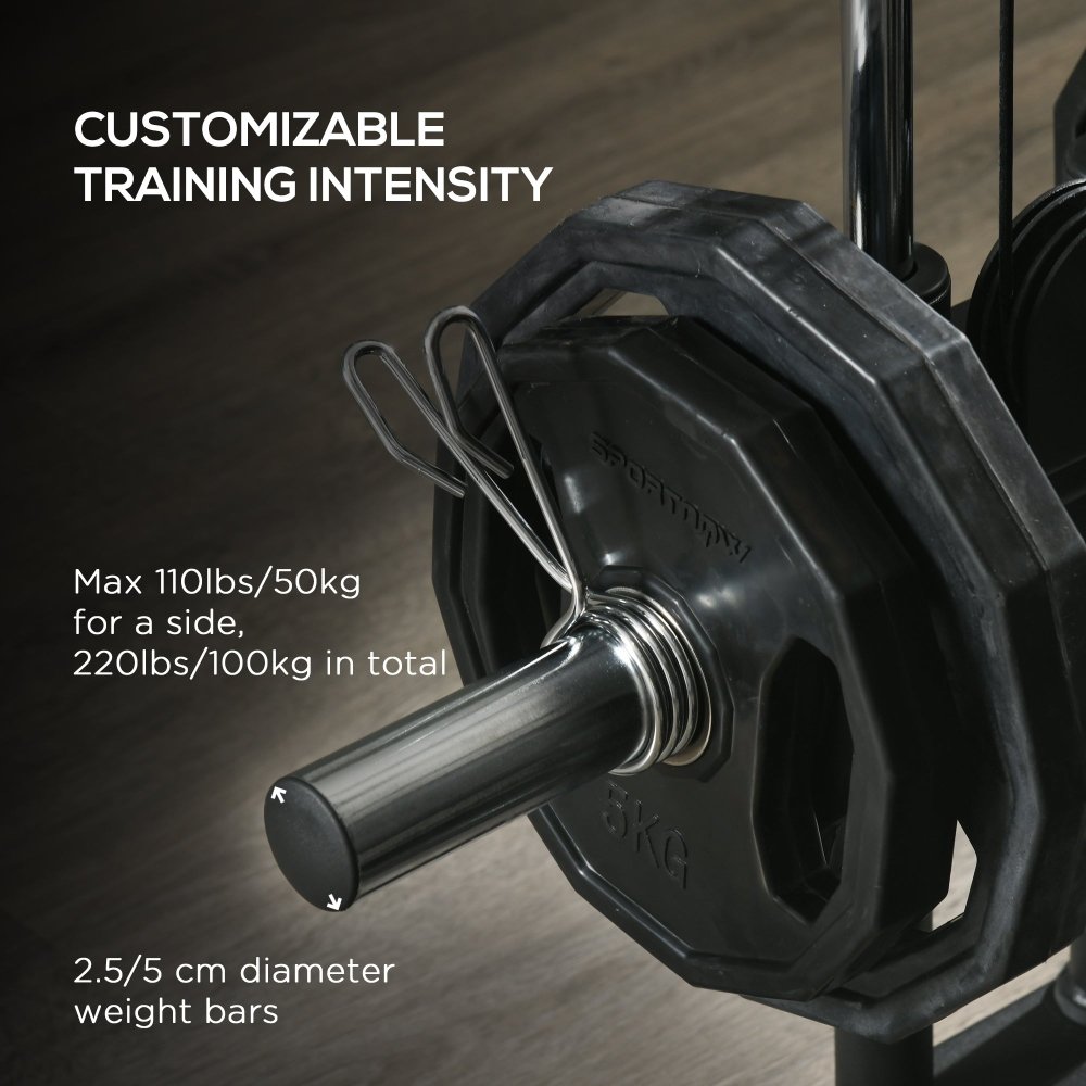 Home Gym Cable Machine – Multi - Function Pulley Station