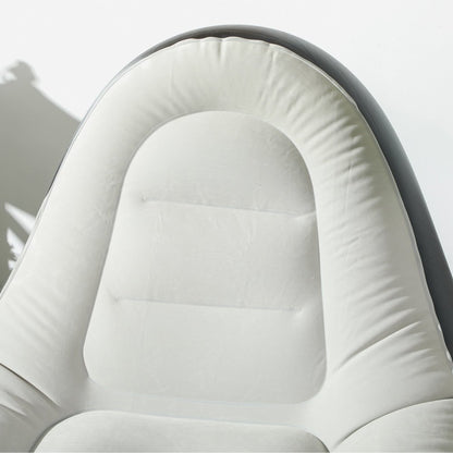 Inflatable Chair with Footrest – Blow - Up Sofa for Adults