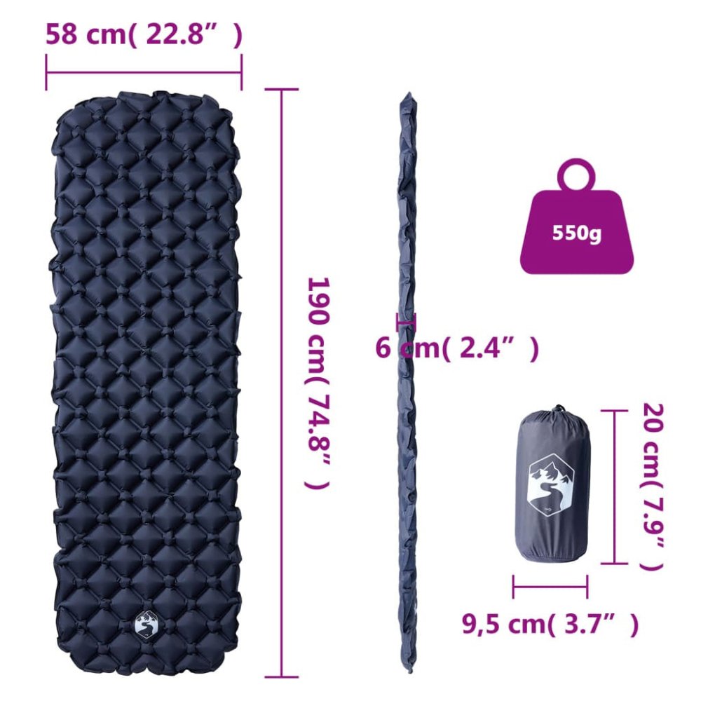 Inflatable Single Camping Mattress