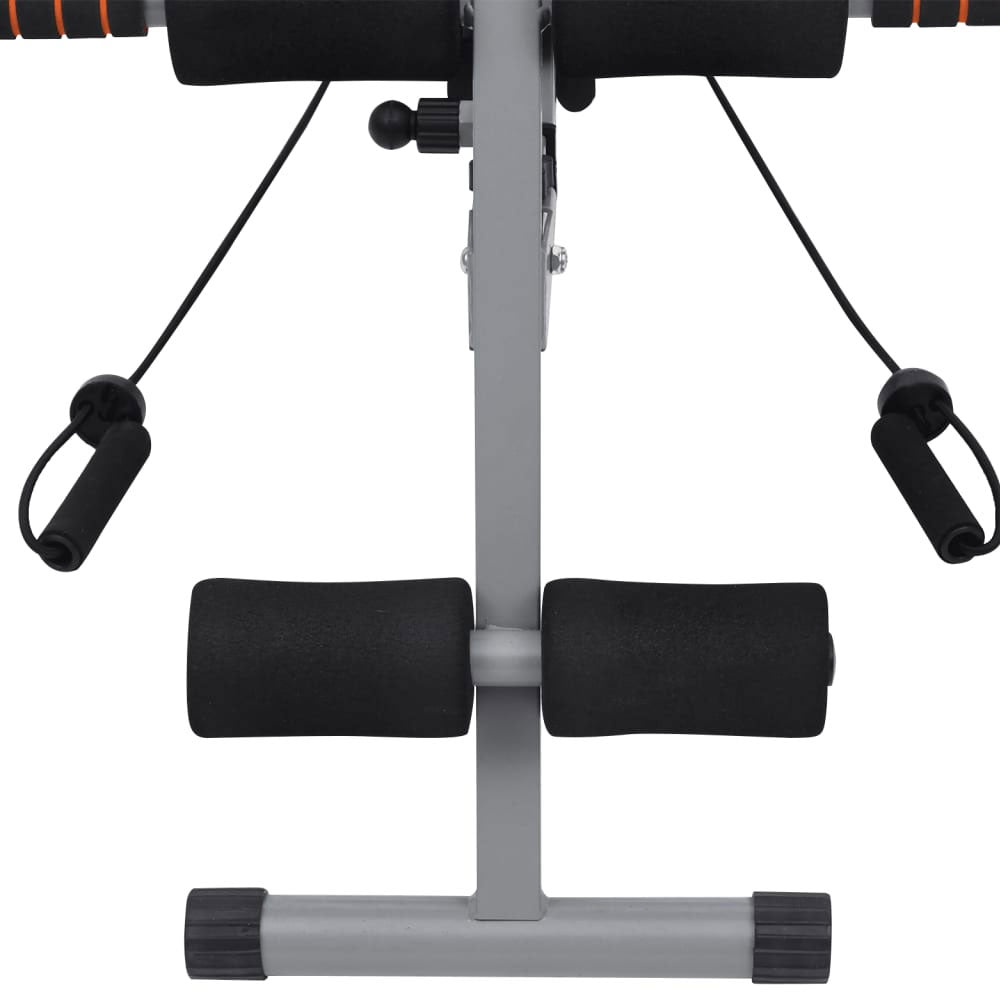 L - Shaped Ab Trainer with Resistance Bands