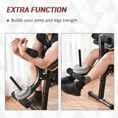 Multi - Function Adjustable Dumbbell & Sit - Up Bench for Home Gym Training