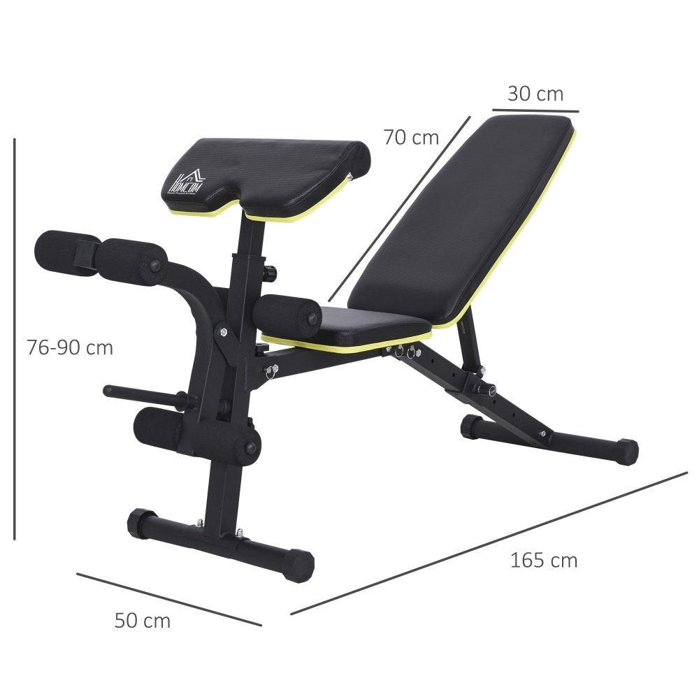 Multi - Function Adjustable Dumbbell & Sit - Up Bench for Home Gym Training