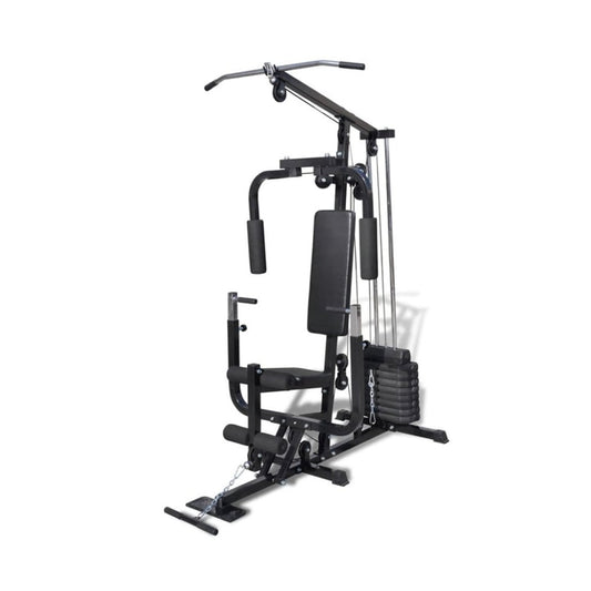 Multi Gym Home Workout Station with Weight Set