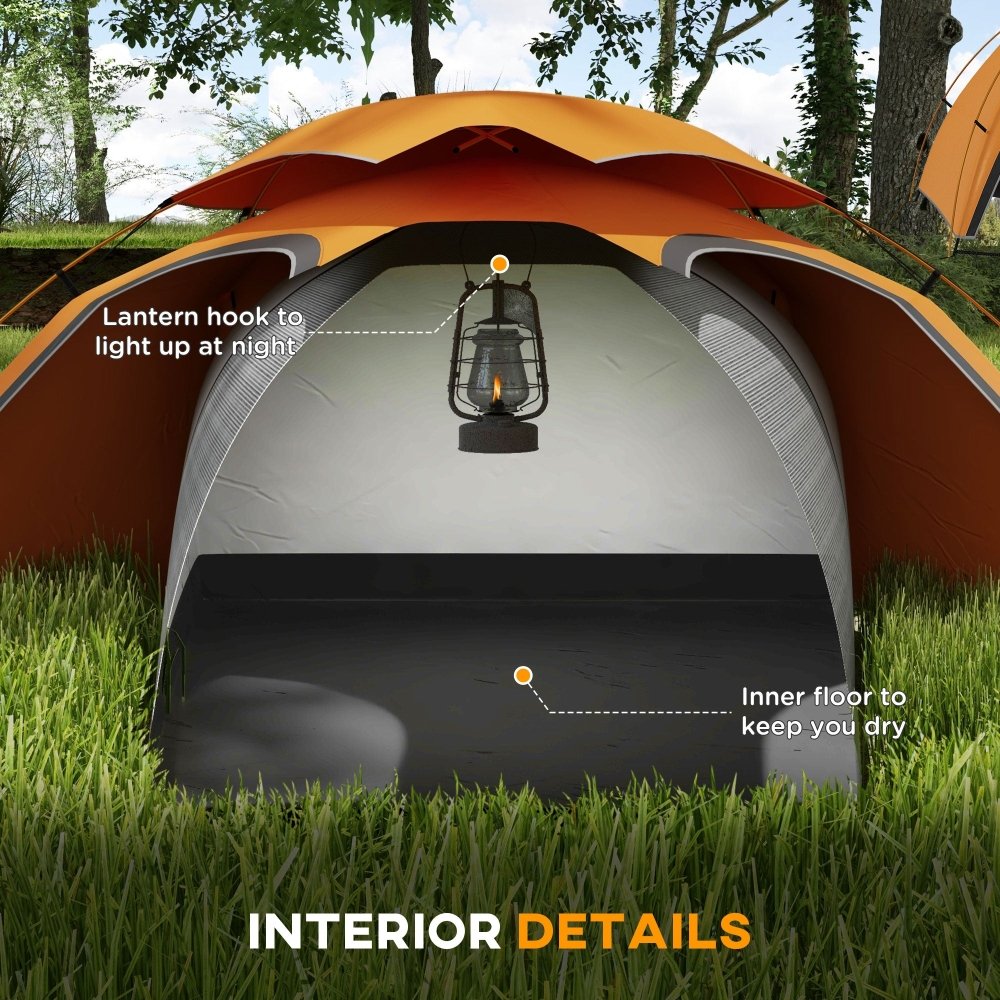 2 person stand up tent Outsunny 1-2 Person Dome Tent for Camping & Hiking – Fittux