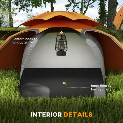 Outsunny 1 - 2 Person Dome Tent for Camping & Hiking