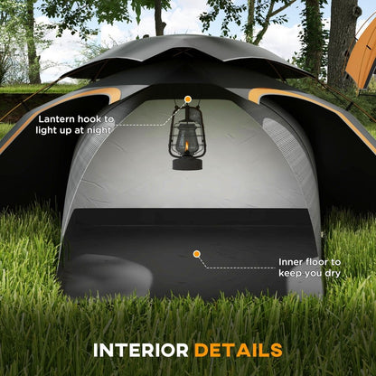 Outsunny 1 - 2 Person Dome Tent for Camping & Hiking