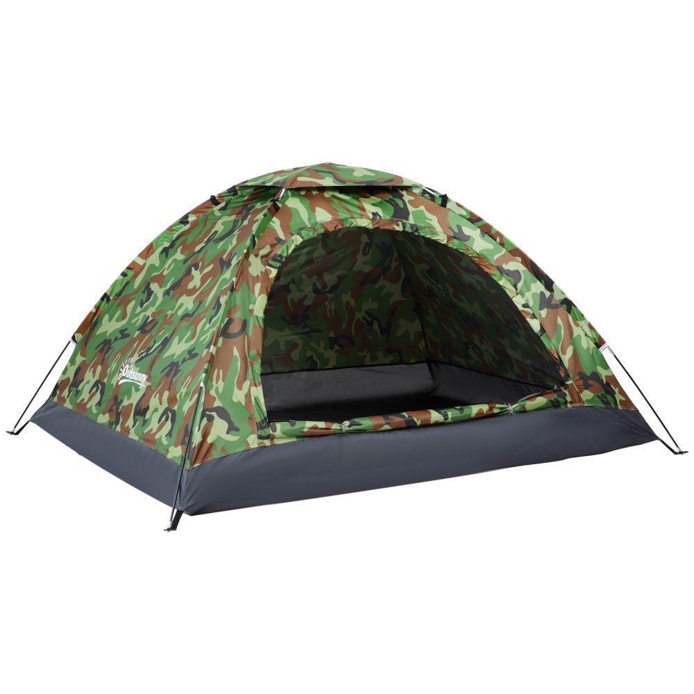 Outsunny 2 Person Dome Tent for Camping, Hiking & Festivals