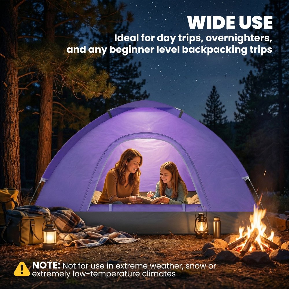 Outsunny 2 Person Dome Tent for Camping, Hiking & Festivals
